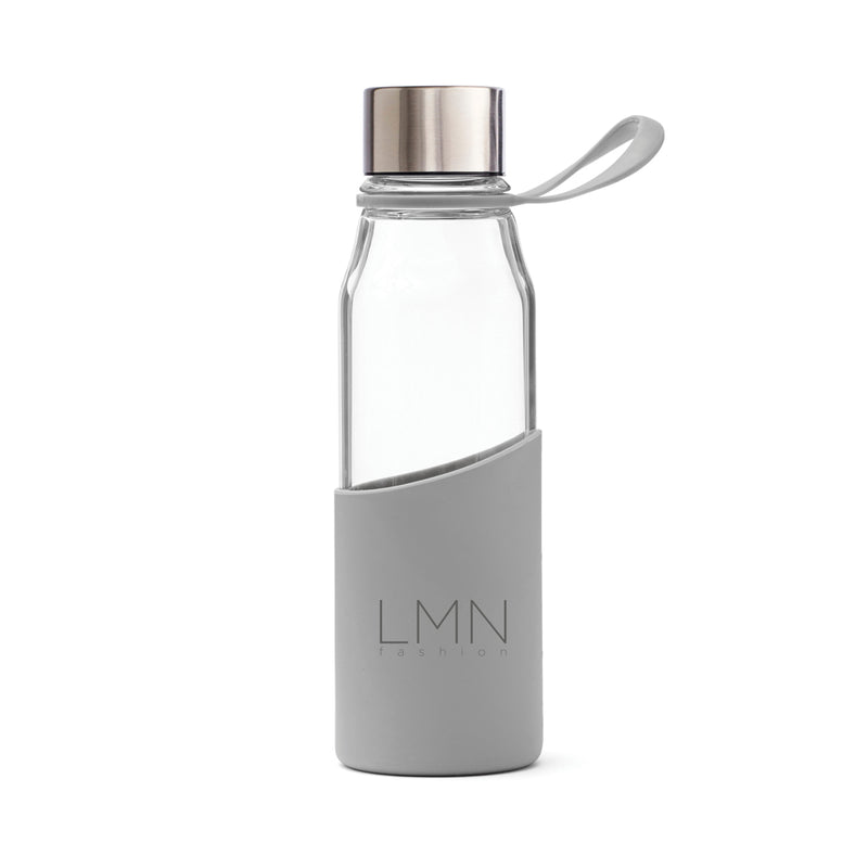 Load image into Gallery viewer, Lean Glass Water Bottle - Custom Wood Designs