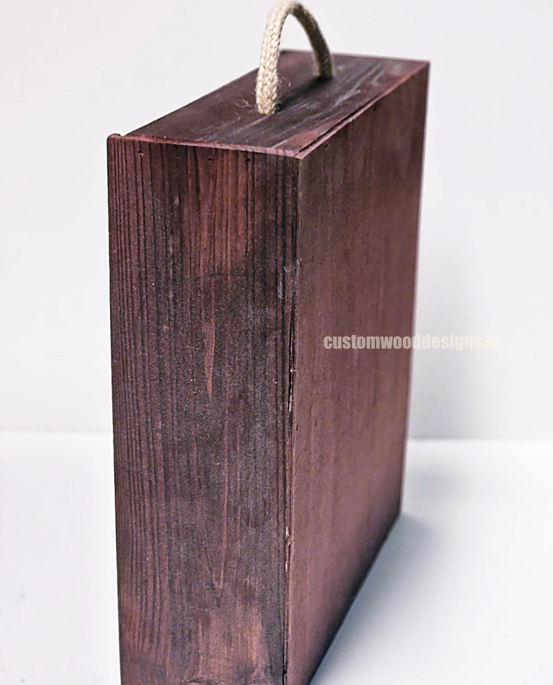 Load image into Gallery viewer, Sliding Lid 3 Bottle Box - Burgundy x25 Corporate Gift Box with Wood Wool Custom Wood Designs box corporate gift hamper triple wine box wood wool CustomWoodDesignsIrelandCorporategiftboxesBottleBoxesGiftingboxesforbottleslaserengravedbottleboxespersonalisedbottleboxesCorporateboxesrusticboxwinebo_6_6b568b97-1ff3-4596-a53d-4b99c_1140b36f-30ef-4c37-9097-4059662a56c4