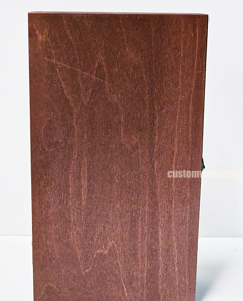 Load image into Gallery viewer, Hinged Lid 2 Bottle Box - Burgundy x25 Custom Wood Designs __label: Multibuy Bottle Box Bottle Boxes gift box Gift Boxes Single bottle box wooden Box CustomWoodDesignsIrelandCorporategiftboxesBottleBoxesGiftingboxesforbottleslaserengravedbottleboxespersonalisedbottleboxesCorporateboxesrusticboxwinebo_7_a1c49d99-9f34-4739-884a-bd11d_d67480ba-22db-45c5-b388-a948b36567a9
