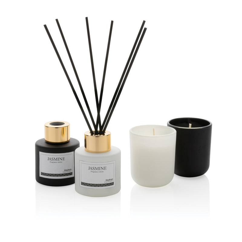 Load image into Gallery viewer, Ukiyo candle and fragrance sticks gift set - Custom Wood Designs