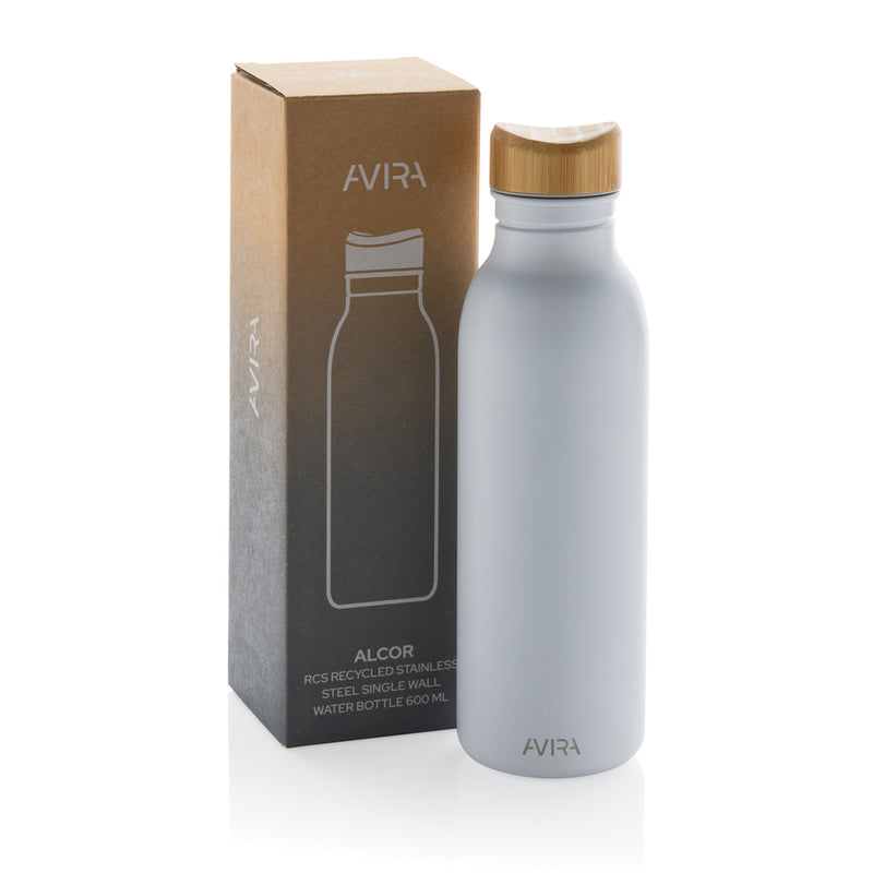 Load image into Gallery viewer, Avira Alcor RCS Re-steel single wall water bottle 600 ML - Custom Wood Designs