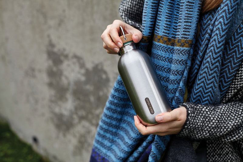 Load image into Gallery viewer, Black+Blum Steel Water Bottle 600ml - Custom Wood Designs