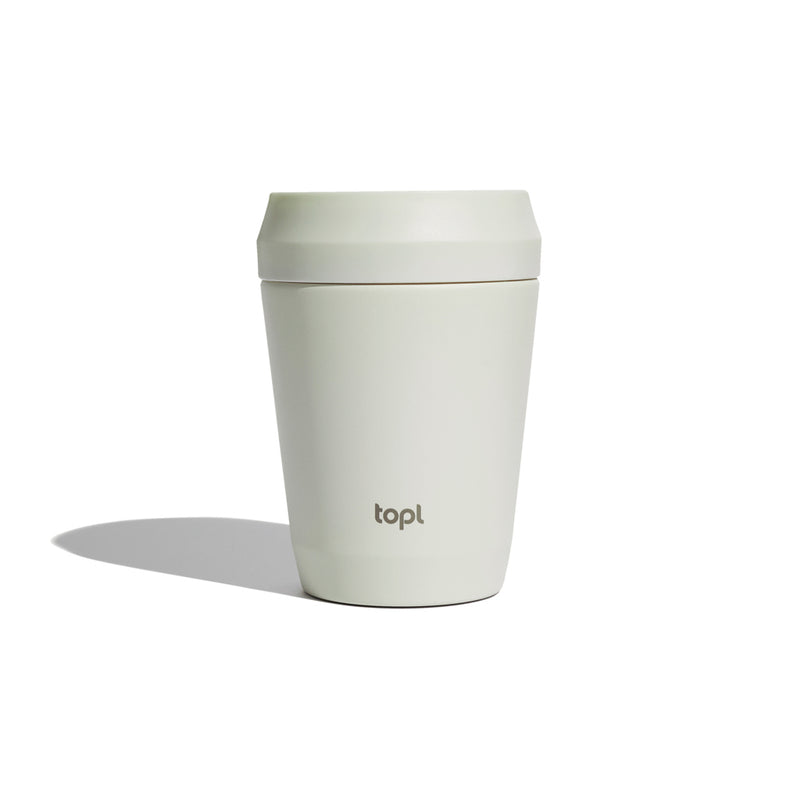 Load image into Gallery viewer, Top Recycled Steel To Go Tumbler Patented 360 Lid 235ml - Custom Wood Designs