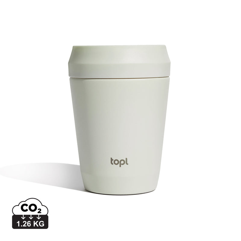 Load image into Gallery viewer, Top Recycled Steel To Go Tumbler Patented 360 Lid 235ml - Custom Wood Designs