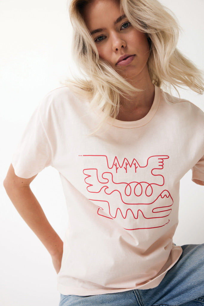 Load image into Gallery viewer, Yal women lightweight recycled cotton t-shirt - Custom Wood Designs