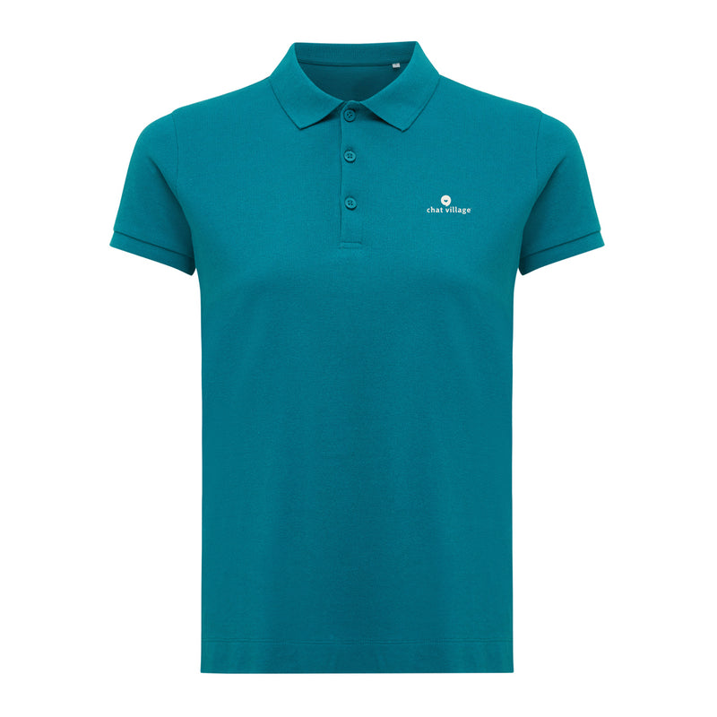 Load image into Gallery viewer, Yosemit women recycled cotton pique polo - Custom Wood Designs