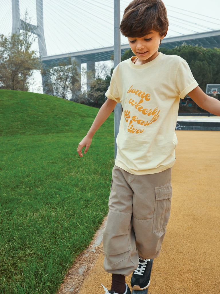 Load image into Gallery viewer, Kol kids lightweight recycled cotton t-shirt - Custom Wood Designs