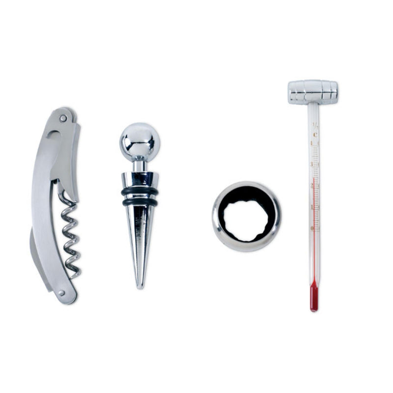 Load image into Gallery viewer, Wine set in wooden box pack of 25 Custom Wood Designs __label: Multibuy winebottleopeneraccesoriescustomwooddesigns_dc70fa0b-9564-4d71-a9d5-cff1b96855b4