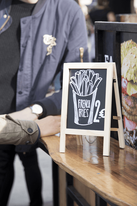 Tabletop Chalkboards for Cafés & Hotels