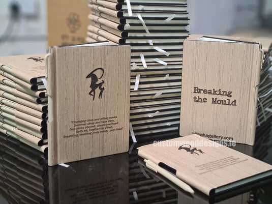 Notebook Logo Portfolio Pens