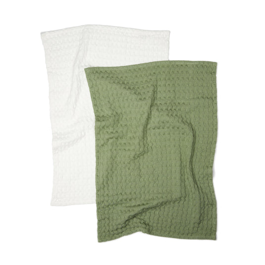 Cromer waffle kitchen towel, 2 pcs - Custom Wood Designs