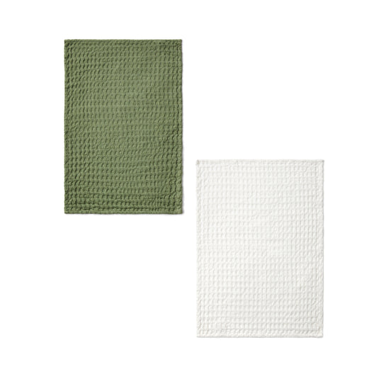 Cromer waffle kitchen towel, 2 pcs - Custom Wood Designs