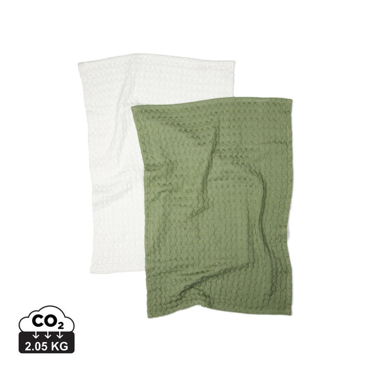 Cromer waffle kitchen towel, 2 pcs - Custom Wood Designs