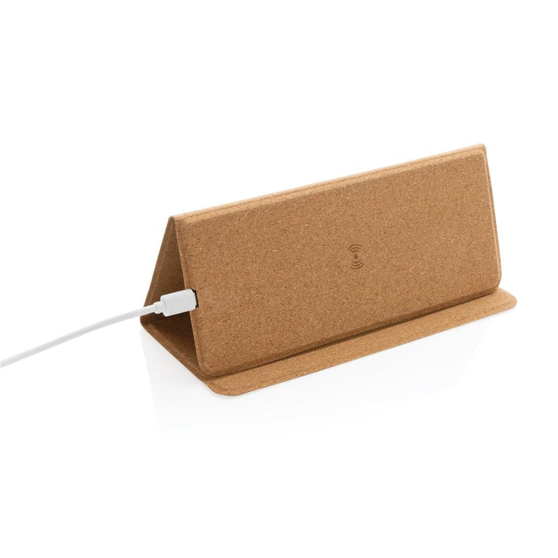 Load image into Gallery viewer, 10W Wireless charging mousepad and stand cork pack of 25 Custom Wood Designs __label: Multibuy 10Wwirelesscorkchargercustomwooddesigns
