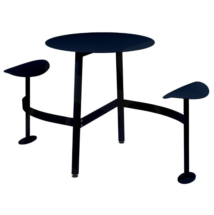 Load image into Gallery viewer, BOLDER 2-Seater Modular Round Outdoor Table with Integrated Seating - Custom Wood Designs BOLDER 2-Seater Modular Round Outdoor Table with Integrated Seating made from [material] –  [use_case] | Custom Wood Designs

