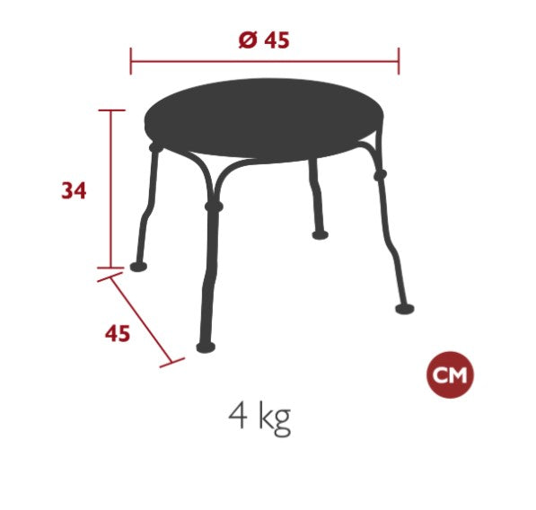 Load image into Gallery viewer, 1900 Low Table  Ø  45 cm - Custom Wood Designs
