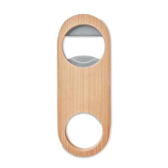 25 x Oval Bamboo Bottle Opener Custom Wood Designs __label: Multibuy __label: Upload Logo 25-branded-25-x-oval-bamboo-bottle-opener-53612761088343