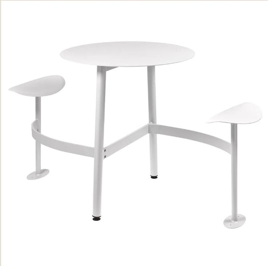 BOLDER 2-Seater Modular Round Outdoor Table with Integrated Seating - Custom Wood Designs BOLDER 2-Seater Modular Round Outdoor Table with Integrated Seating made from [material] –  [use_case] | Custom Wood Designs