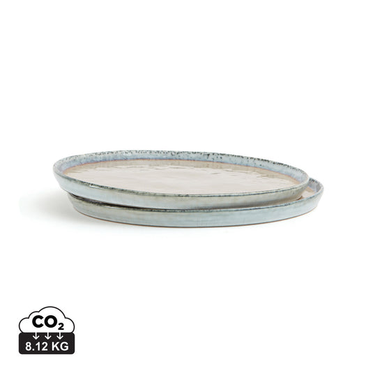 Nomimono plate 26,5 cm, 2 pcs set - Custom Wood Designs