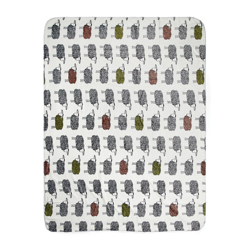 Load image into Gallery viewer, Sheep GRS recycled PET pile blanket - Custom Wood Designs

