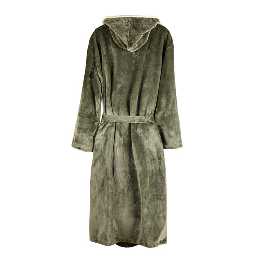 Louis luxury plush GRS RPET robe size S-M - Custom Wood Designs