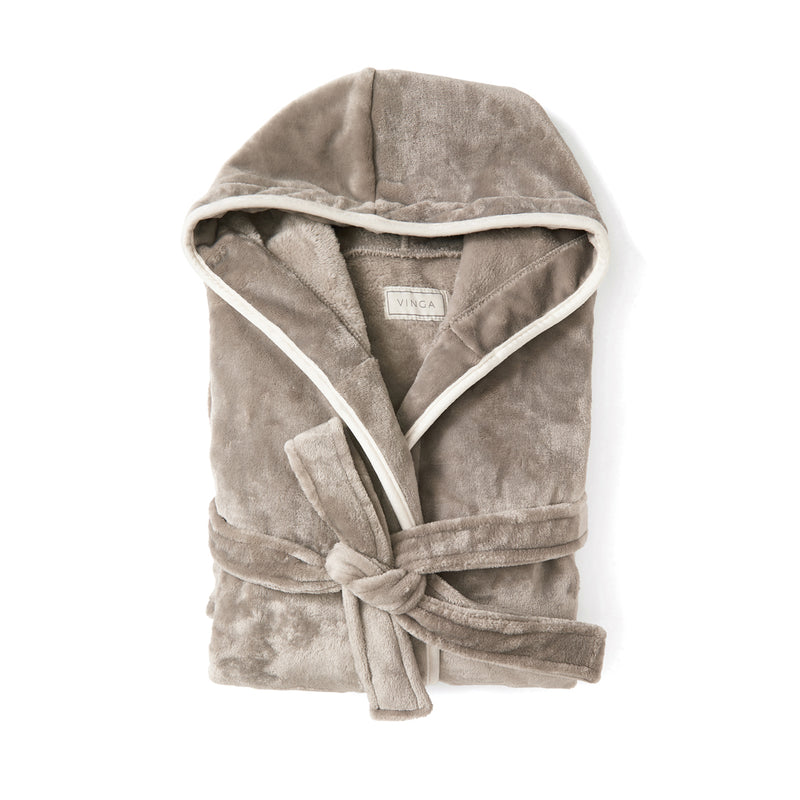 Load image into Gallery viewer, Louis luxury plush GRS RPET robe size S-M - Custom Wood Designs
