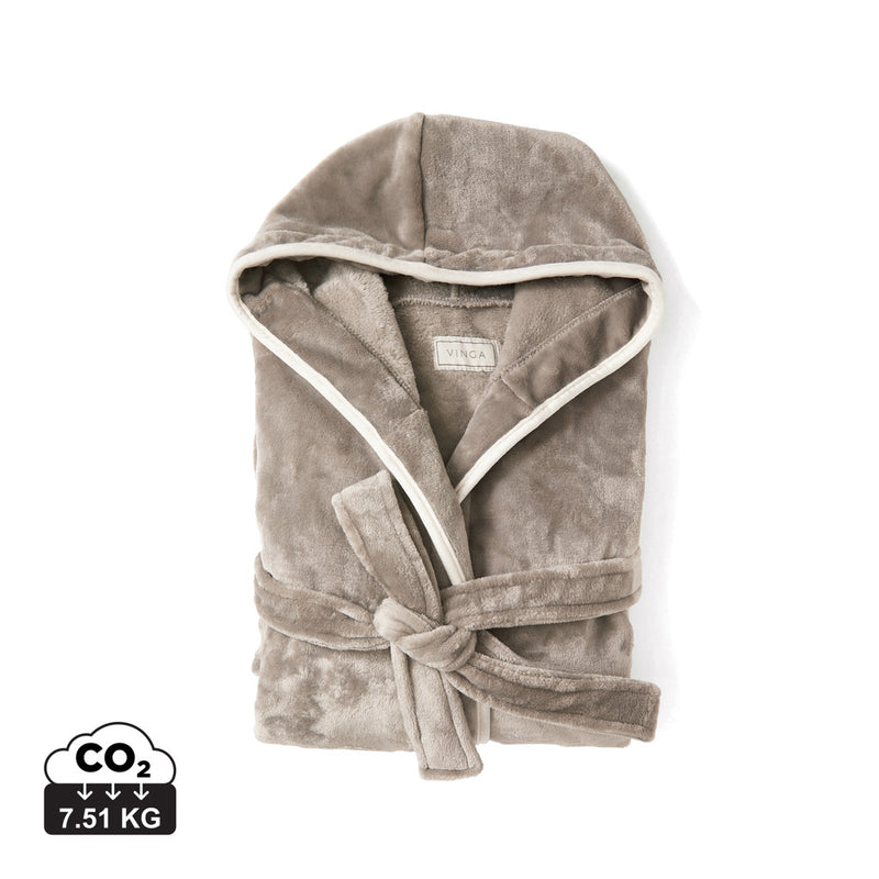 Load image into Gallery viewer, Louis luxury plush GRS RPET robe size S-M - Custom Wood Designs
