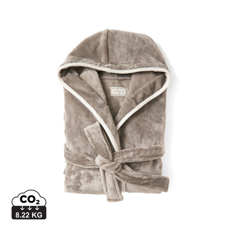 Load image into Gallery viewer, Louis luxury plush RPET robe size L-XL - Custom Wood Designs
