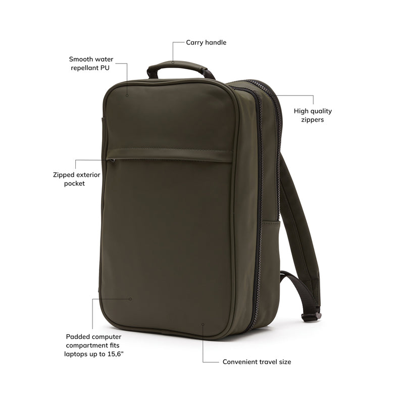 Load image into Gallery viewer, Baltimor Travel Backpack - Custom Wood Designs
