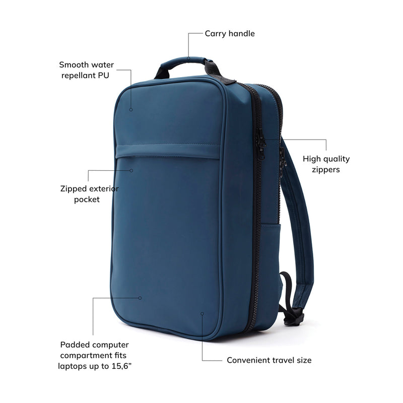 Load image into Gallery viewer, Baltimor Travel Backpack - Custom Wood Designs
