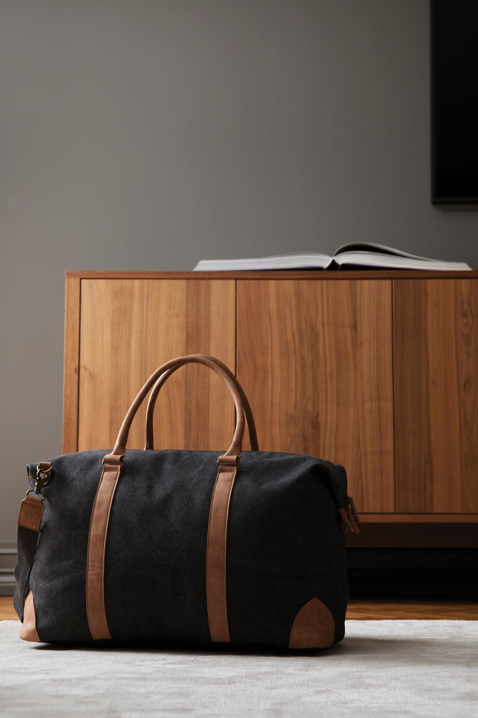 Load image into Gallery viewer, Bosle RCS recycled canvas duffelbag - Custom Wood Designs
