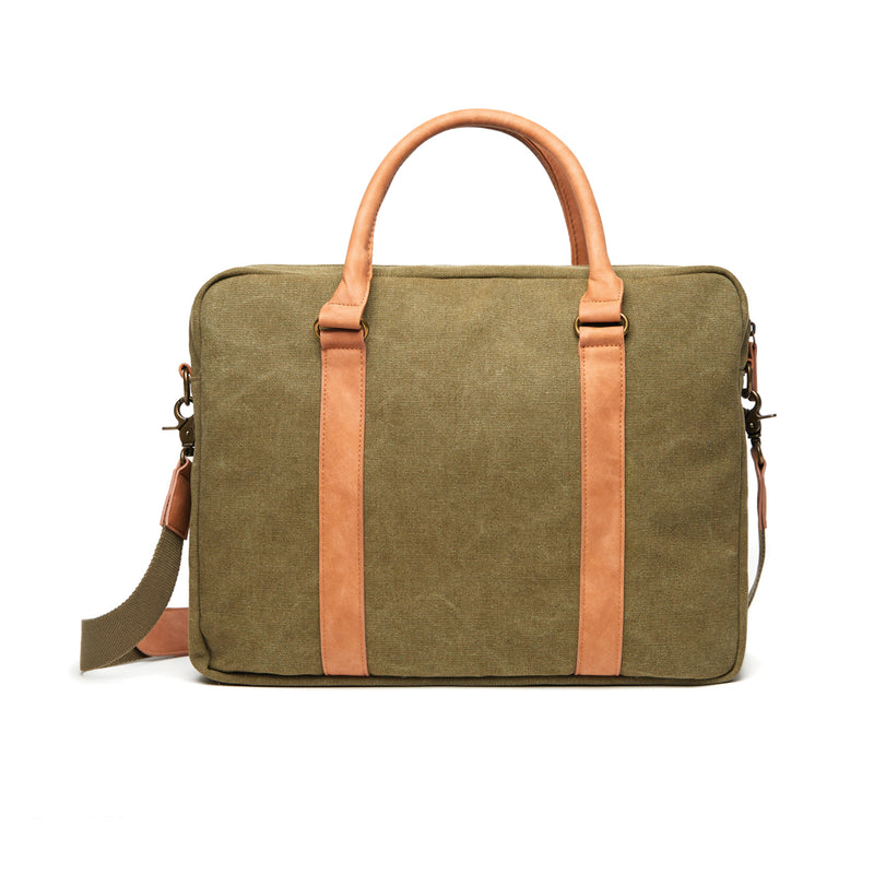 Load image into Gallery viewer, Bosle RCS recycled canvas computer bag - Custom Wood Designs
