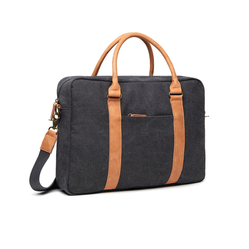 Load image into Gallery viewer, Bosle RCS recycled canvas computer bag - Custom Wood Designs

