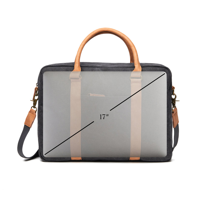 Load image into Gallery viewer, Bosle RCS recycled canvas computer bag - Custom Wood Designs

