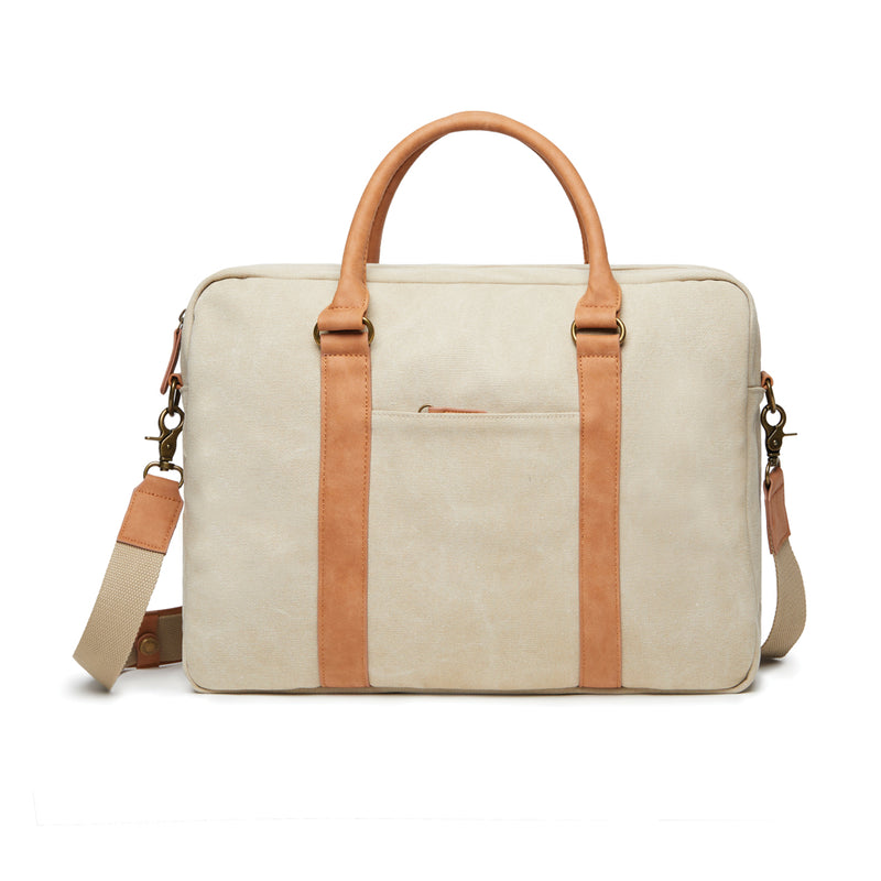 Load image into Gallery viewer, Bosle RCS recycled canvas computer bag - Custom Wood Designs
