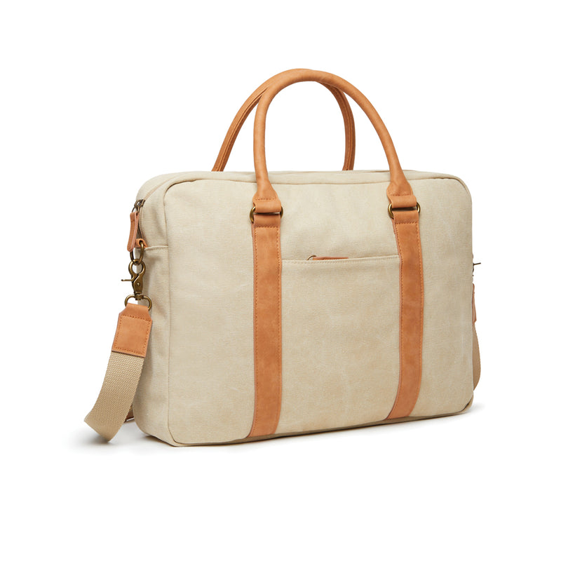 Load image into Gallery viewer, Bosle RCS recycled canvas computer bag - Custom Wood Designs
