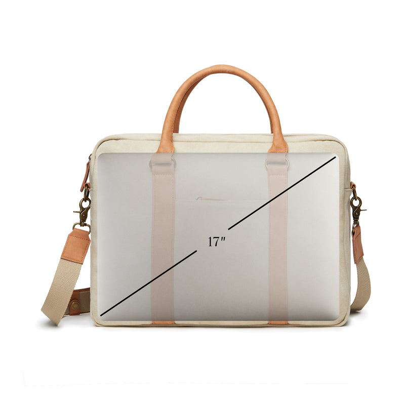 Load image into Gallery viewer, Bosle RCS recycled canvas computer bag - Custom Wood Designs
