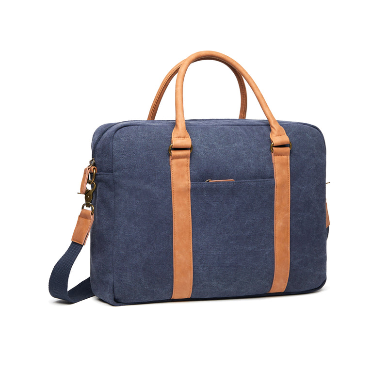 Load image into Gallery viewer, Bosle RCS recycled canvas computer bag - Custom Wood Designs
