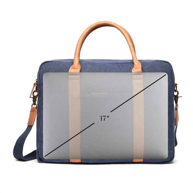 Load image into Gallery viewer, Bosle RCS recycled canvas computer bag - Custom Wood Designs
