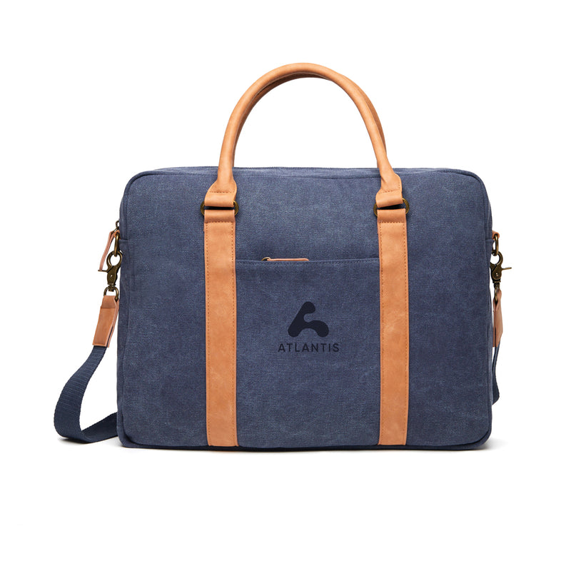 Load image into Gallery viewer, Bosle RCS recycled canvas computer bag - Custom Wood Designs
