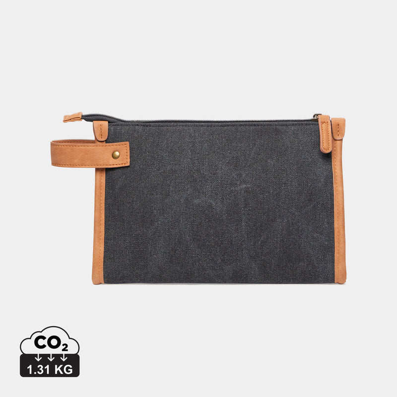 Load image into Gallery viewer, Bosle GRS recycled canvas toiletry bag - Custom Wood Designs
