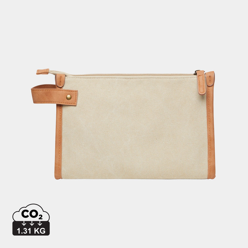 Load image into Gallery viewer, Bosle GRS recycled canvas toiletry bag - Custom Wood Designs
