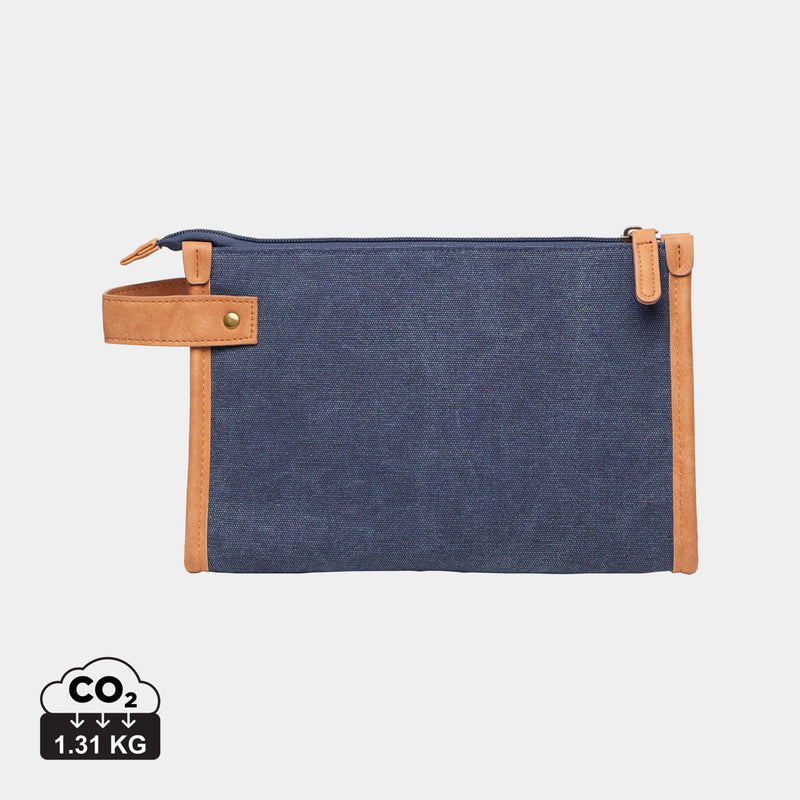 Load image into Gallery viewer, Bosle GRS recycled canvas toiletry bag - Custom Wood Designs
