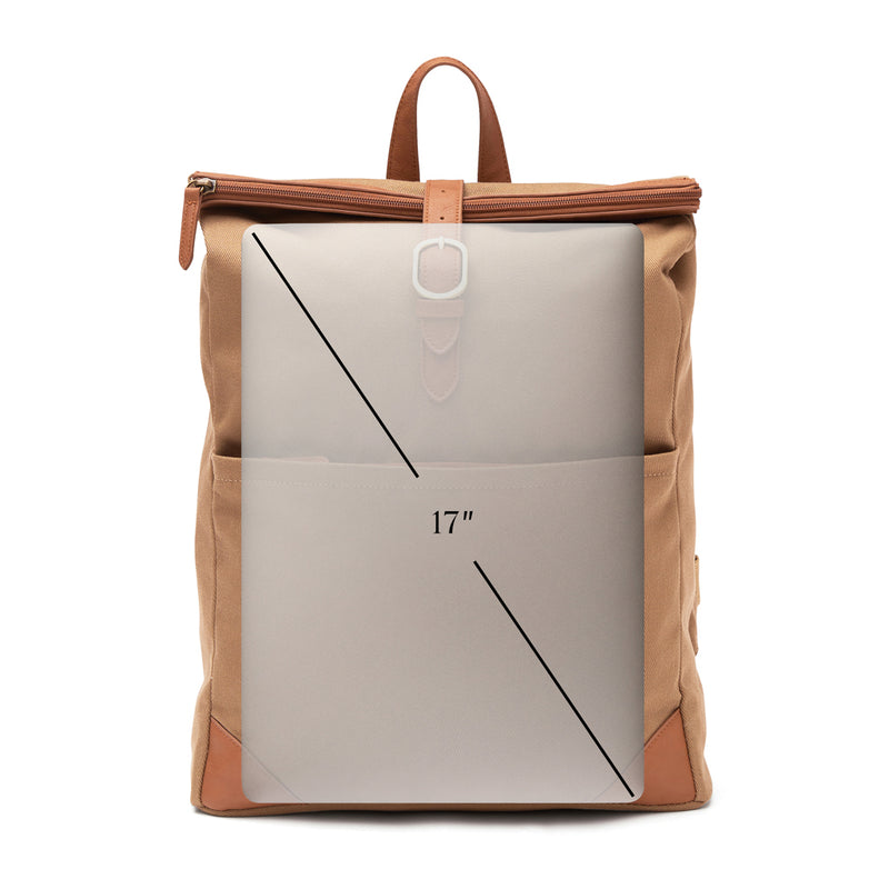 Load image into Gallery viewer, Sloan rucksack RCS recycled polyester - Custom Wood Designs
