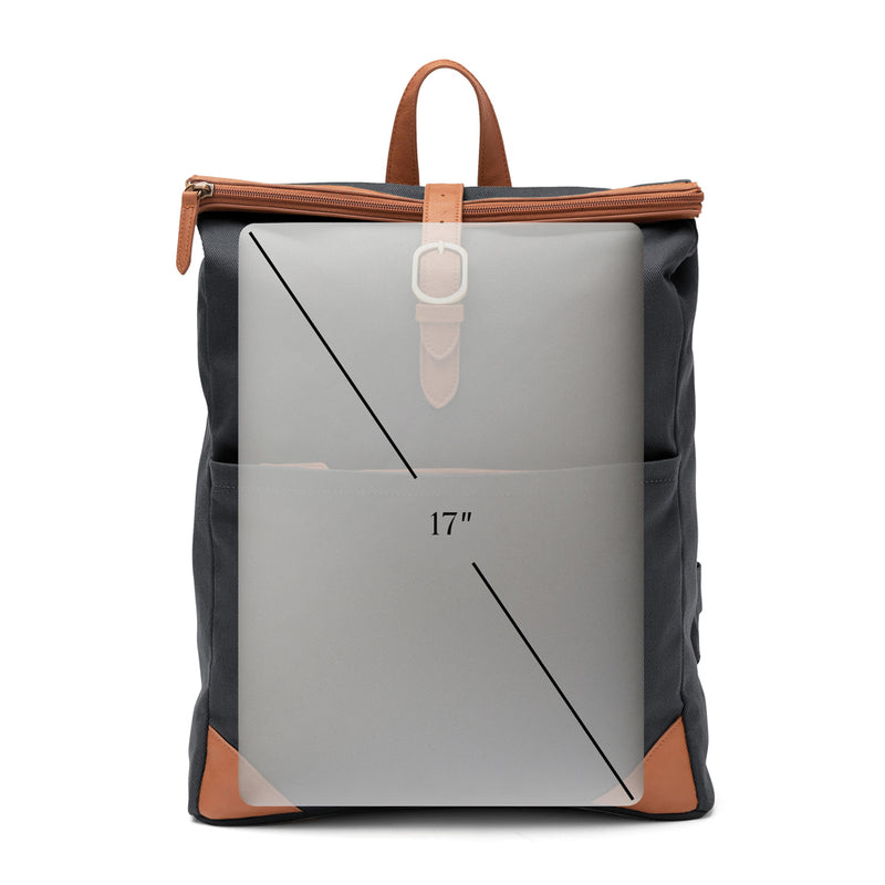 Load image into Gallery viewer, Sloan rucksack RCS recycled polyester - Custom Wood Designs
