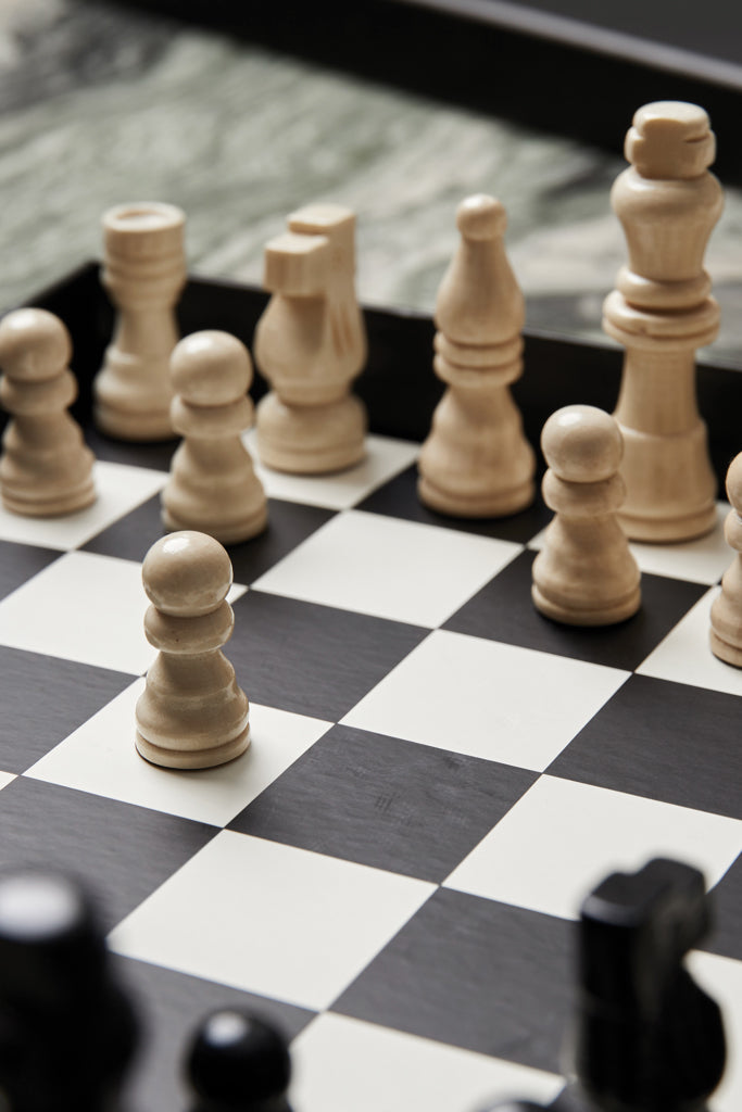 Load image into Gallery viewer, Chess coffee table game - Custom Wood Designs

