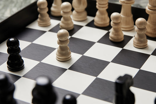 Chess coffee table game - Custom Wood Designs