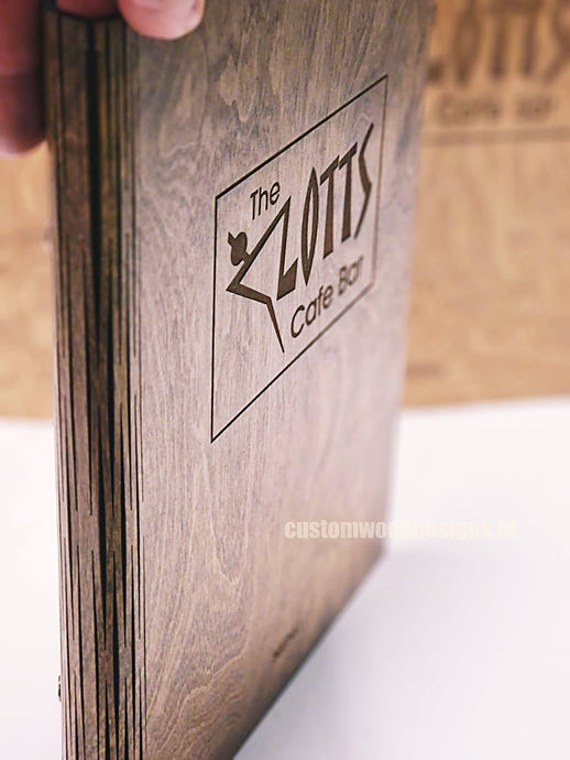 20 x Wood Menu 20x40cm Custom Wood Designs __label: Multibuy CU060F_1_e1afacda-95f1-43f5-92ab-32319d57ee15