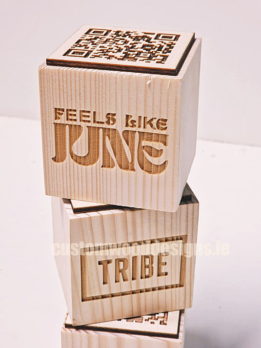 QR Code Block Natural 5 sides Branded 10-1000 Custom Wood Designs CUBA37_1_63ba84eb-4d11-4acd-a9dc-459f87e8d87d