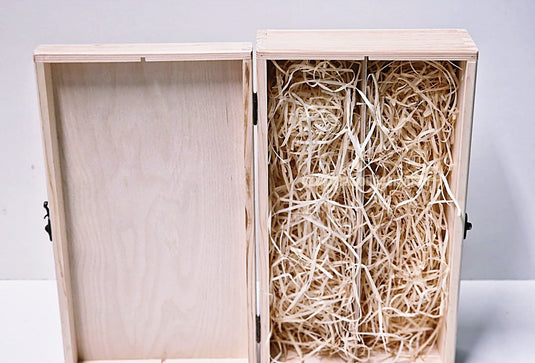 Hinged Lid 2 Bottle Box - Natural x25 Custom Wood Designs __label: Multibuy Bottle Box Bottle Boxes gift box Gift Boxes Single bottle box wooden Box CustomWoodDesignsIrelandCorporategiftboxesBottleBoxesGiftingboxesforbottleslaserengravedbottleboxespersonalisedbottleboxesCorporateboxesrusticboxwinebo_10_33f15d03-d475-4bee-be8f-9ea5